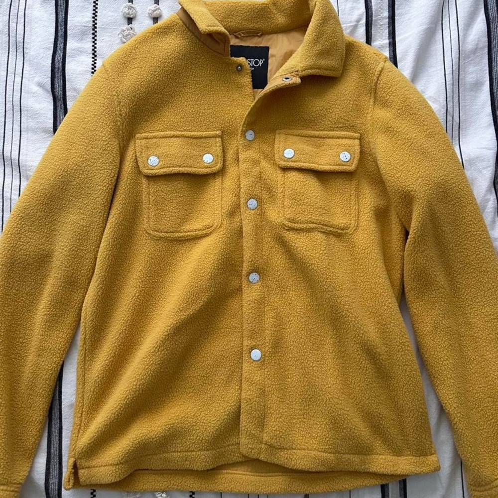 Yellow Fleece Jacket